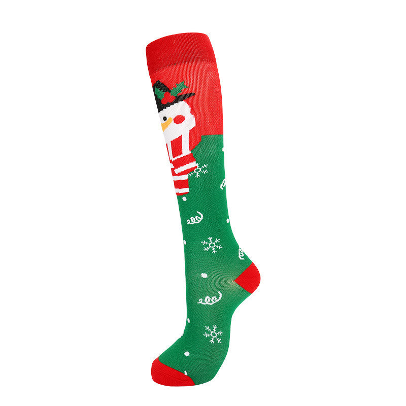 Christmas Cute Pattern Compression Socks(6 Pairs) - image 2