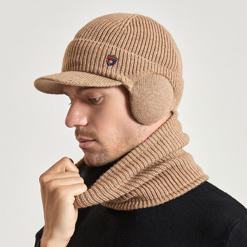 Warm Earmuffs Beanie Scarf 2 In 1 Set - image 4