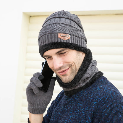 Winter Warm Gloves Beanie Scarf 3 In 1 Set - image 5