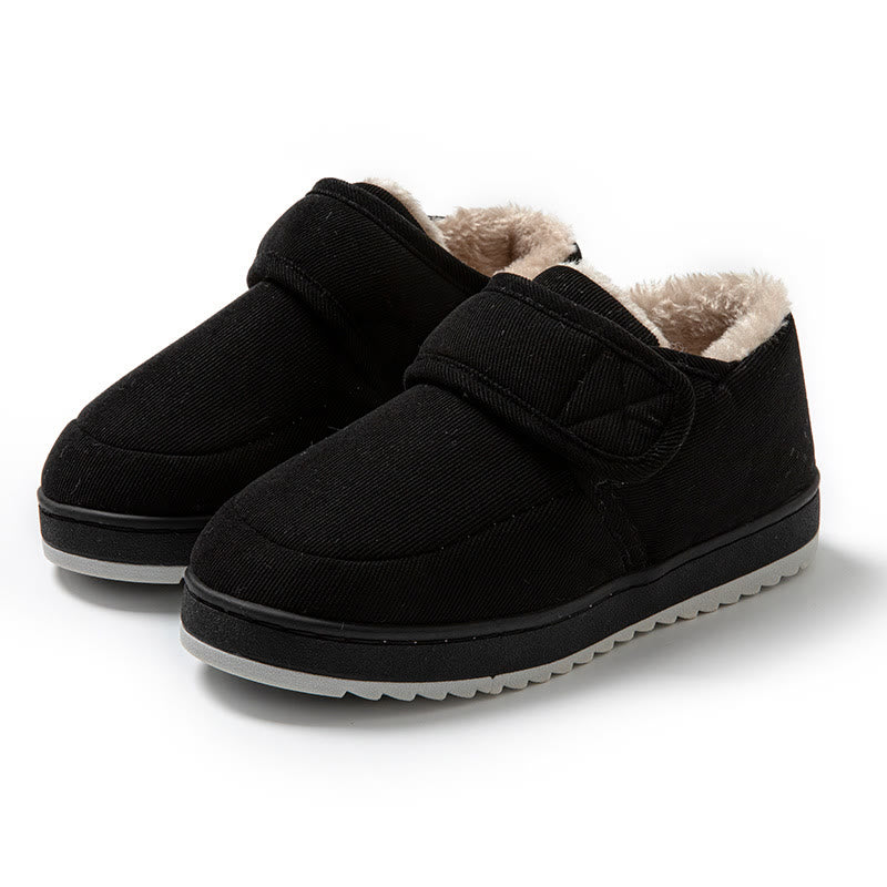 Plus Size Winter Indoor Slippers - Black - EU44-45(US10-11) - image 9