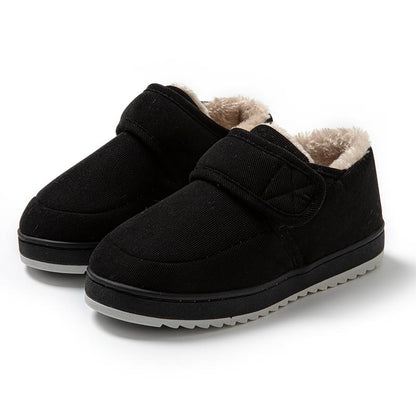 Plus Size Winter Indoor Slippers - Black - EU44-45(US10-11) - image 9