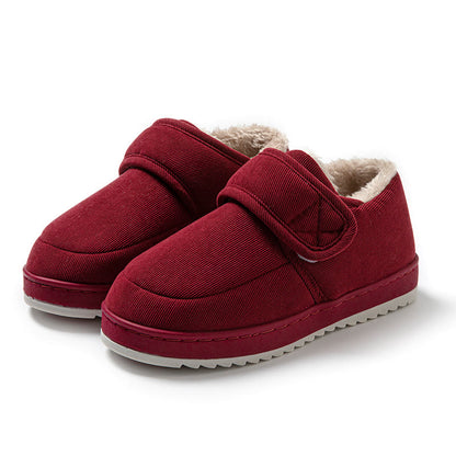 Plus Size Winter Indoor Slippers - Wine - EU44-45(US10-11) - image 10