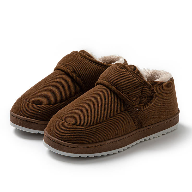 Plus Size Winter Indoor Slippers - Coffee - EU44-45(US10-11) - image 12