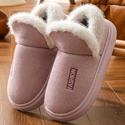 Plus Size Skin Friendly Warm Slippers - Purple - EU45-46(US11-12) - image 6