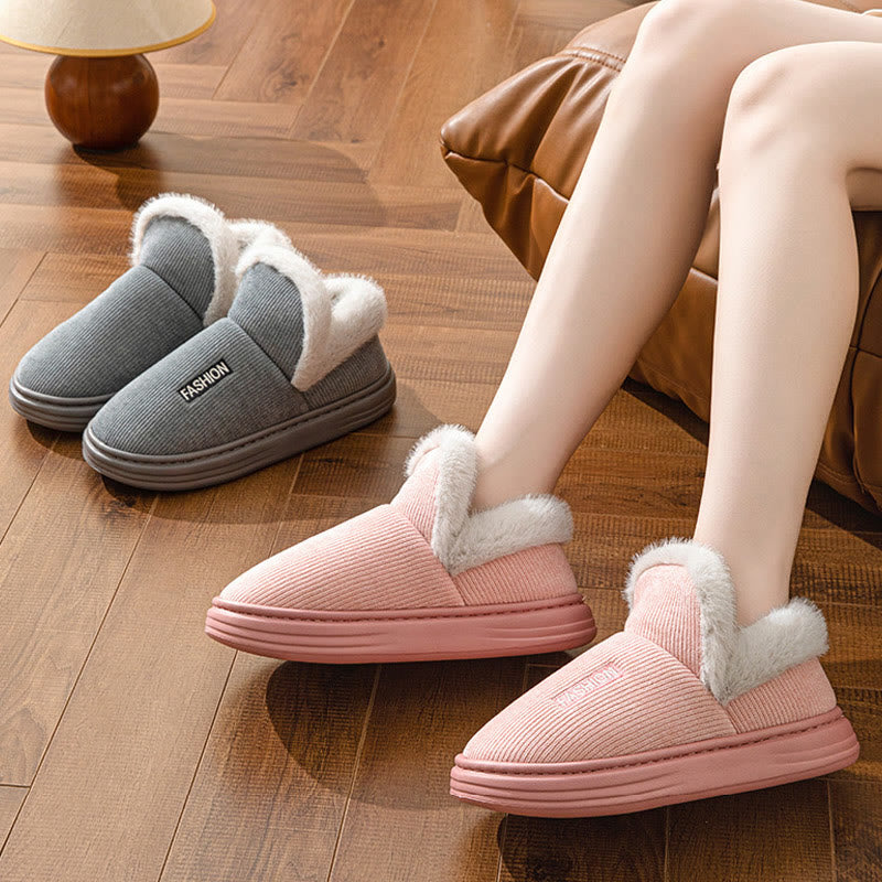 Plus Size Skin Friendly Warm Slippers - image 3