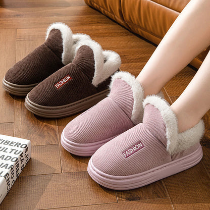Plus Size Skin Friendly Warm Slippers - image 1