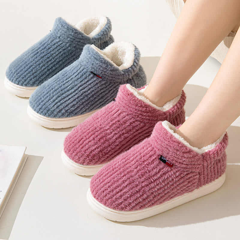 Plus Size Comfortable Candy Color Slippers