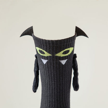Plus Size Ghost Magnetic Attraction Quarter Socks(2 Pairs)