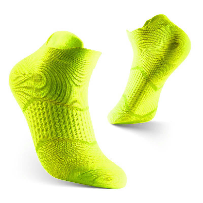 Plus Size Fitness Quick Dry Ankle Compression Socks(8 Pairs) - Green - EU37-45(US4-11) - image 7