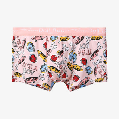 Plus Size Pink Series Boxer Briefs(4 Packs)