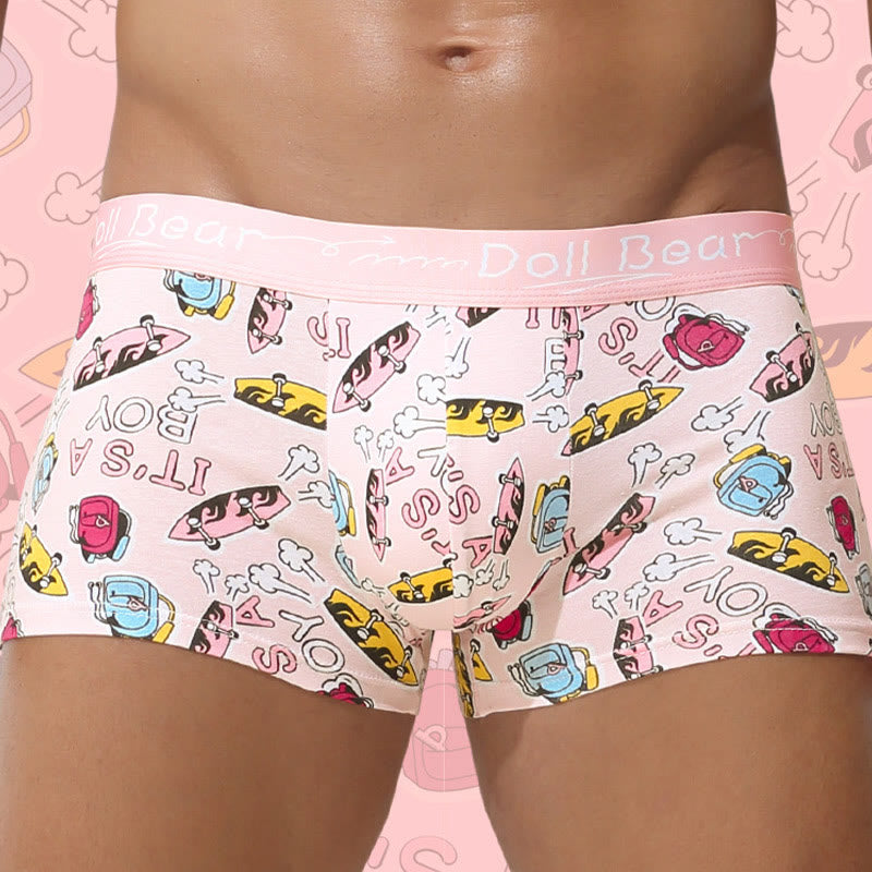 Plus Size Pink Series Boxer Briefs(4 Packs) - image 0