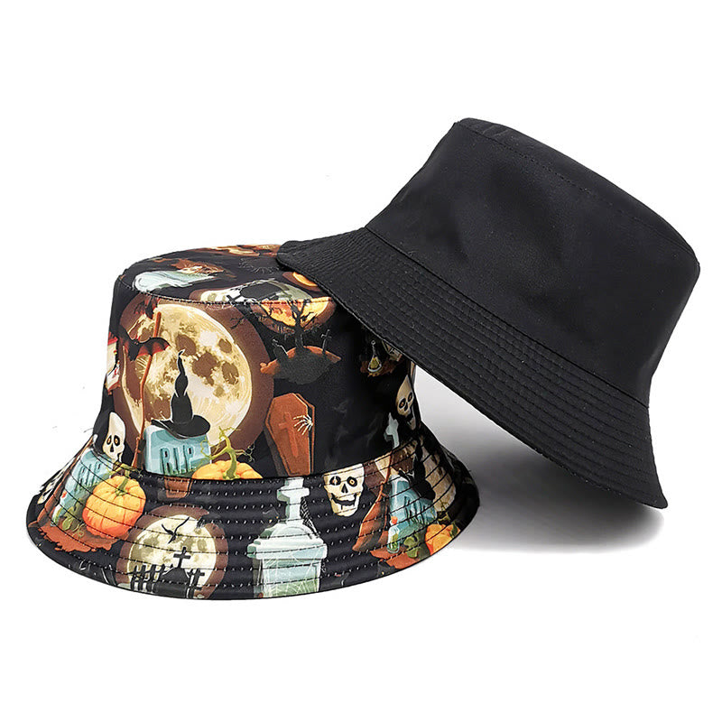 Plus Size Halloween Moon Bucket Hat - image 1