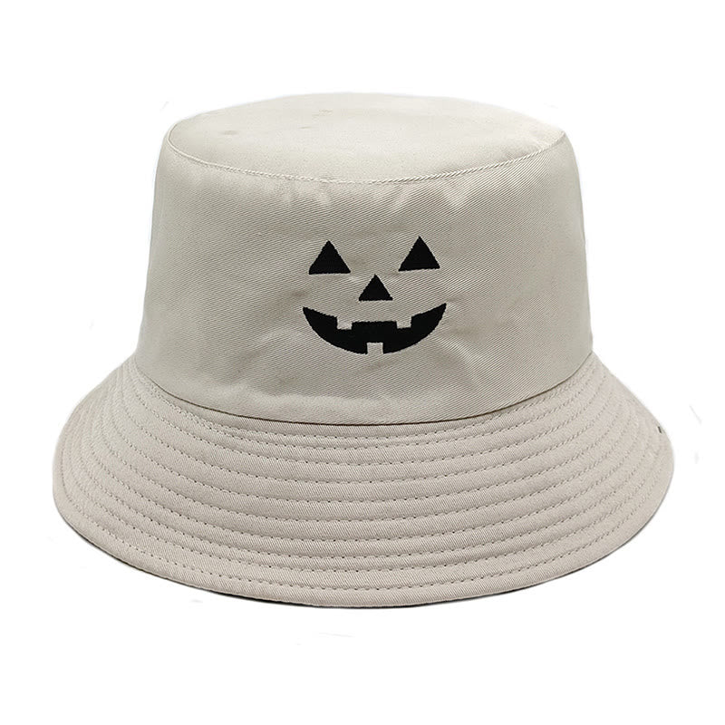 Plus Size Solid Color Bucket Hat - Beige - One Size - image 5