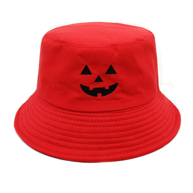 Plus Size Solid Color Bucket Hat - Red - One Size - image 7