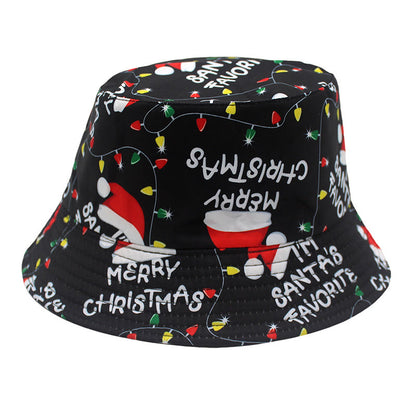 Plus Size Christmas Elements Bucket Hat - Xmas Hat - One Size - image 5