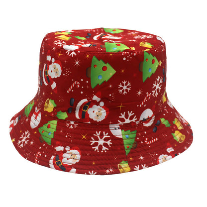 Plus Size Christmas Elements Bucket Hat - Red - One Size - image 1