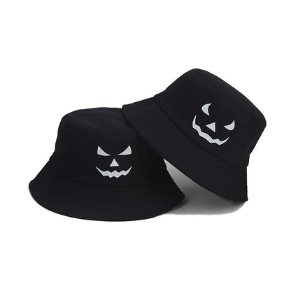Plus Size noctilucous Horror Expression Bucket Hat - image 5