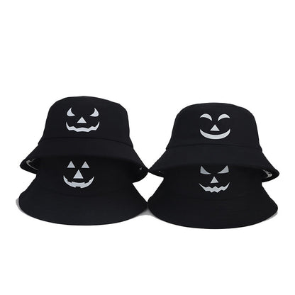 Plus Size noctilucous Horror Expression Bucket Hat - image 4