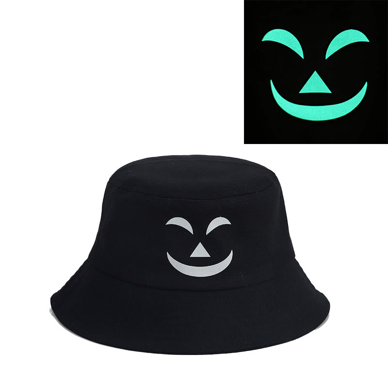 Plus Size noctilucous Horror Expression Bucket Hat - C - One Size - image 2