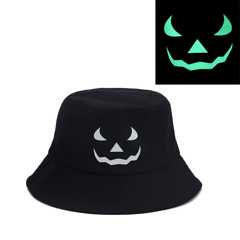 Plus Size noctilucous Horror Expression Bucket Hat - A - One Size - image 1