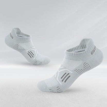 Classic Mesh Ankle Compression Socks(7 Pairs) - Grey - EU37-40(US4-7) - image 3
