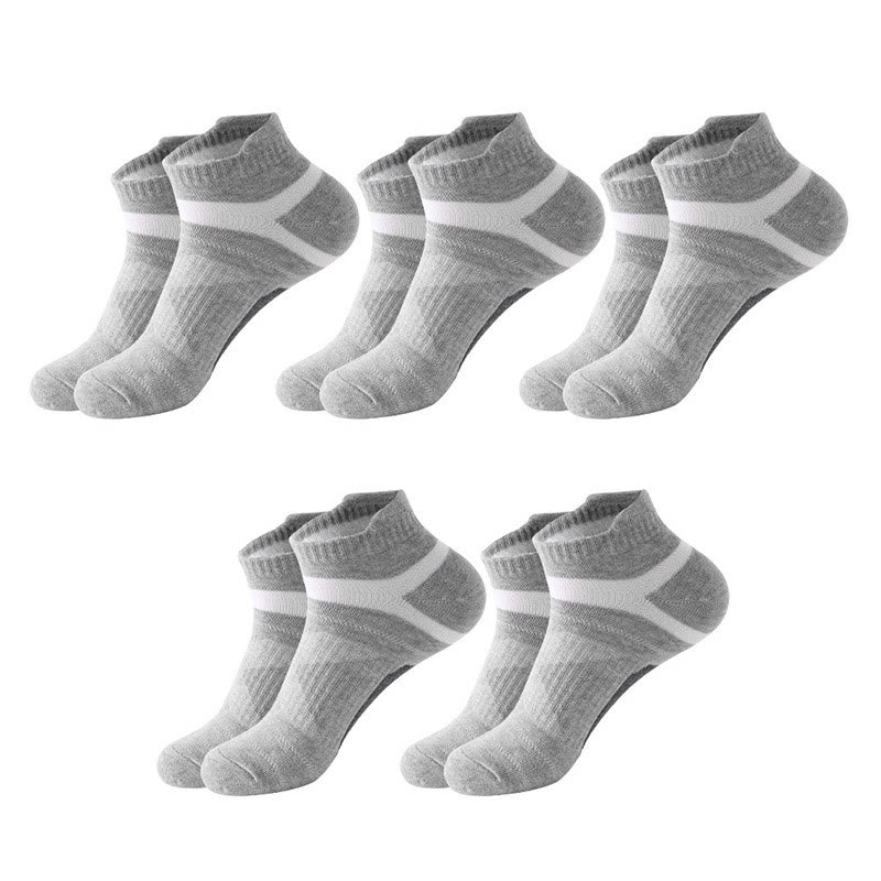 Fashion Design Ankle Compression Socks(10 Pairs) - Light Gray - EU39-45(US6-11) - image 4