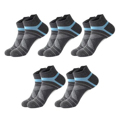 Fashion Design Ankle Compression Socks(10 Pairs) - Dark Grey - EU39-45(US6-11) - image 8