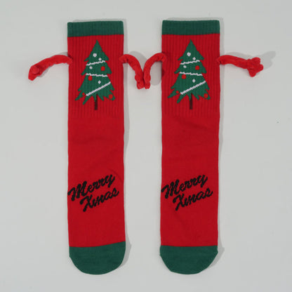 Plus Size Christmas Magnetic Crew Socks(3 Pairs) - image 7