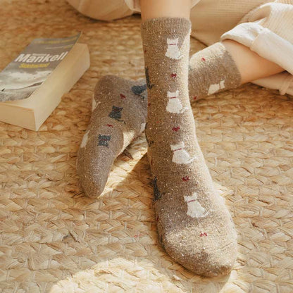 Striped Color Block Quarter Socks(4 Pairs) - image 4