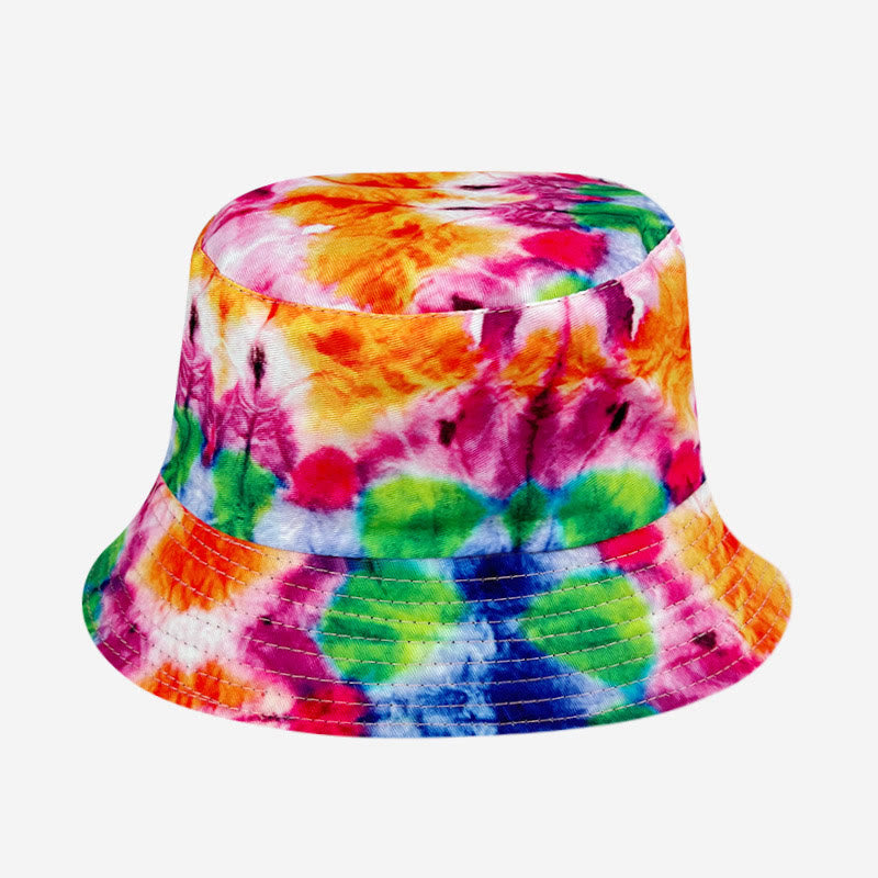Plus Size Fashion Tie Dye Bucket Hat - B - One Size - image 1