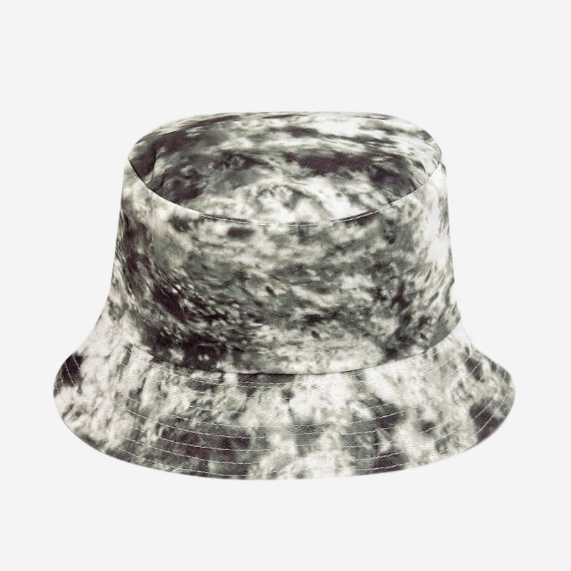 Plus Size Red Tie Dye Bucket Hat - C - One Size - image 2
