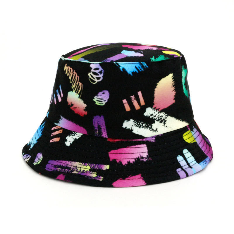 Plus Size Special Printed Bucket Hat - D - One Size - image 3