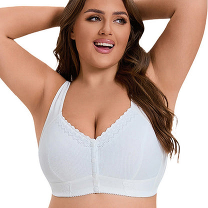 Lace Vest Style Wireless Bra - image 0