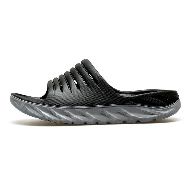 Plus Size Thick Sole Slides - Black - EU49(US14) - image 6