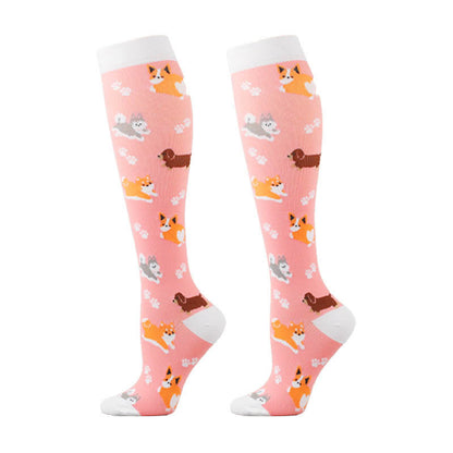 Cute Animals Compression Socks(5 Pairs) - image 3