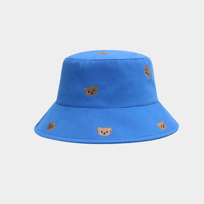 Plus Size Bear Bucket Hat - Blue - One Size - image 5