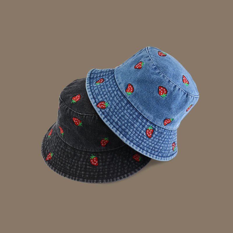 Plus Size Strawberry Bucket Hat - image 6