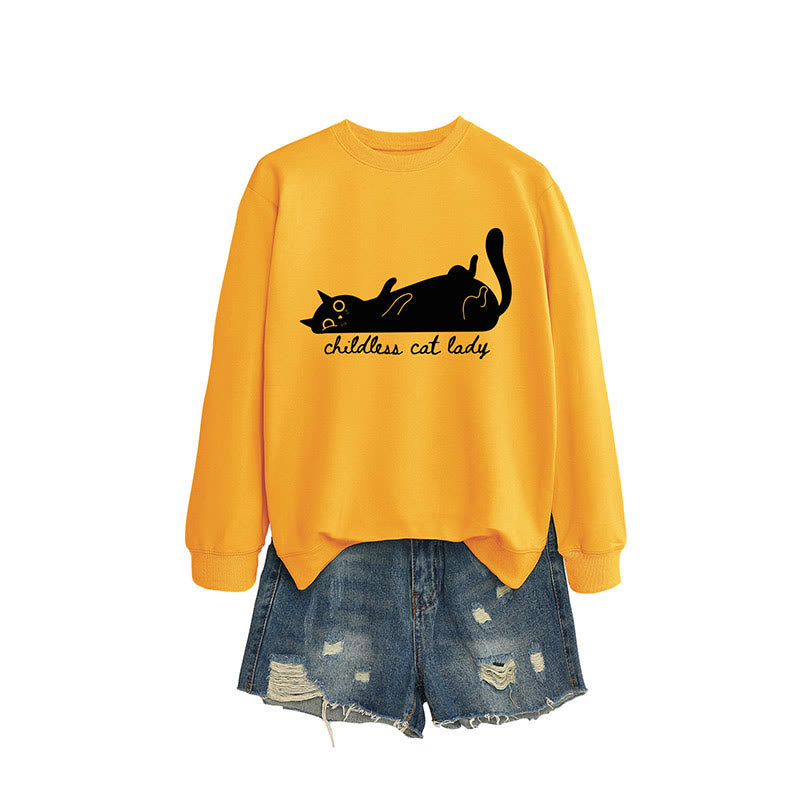 Plus Size Cute Cat Sweatshirt - image 8