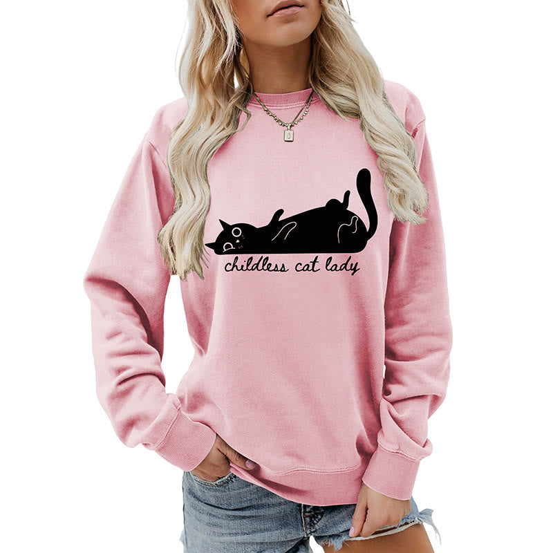 Plus Size Cute Cat Sweatshirt - image 15
