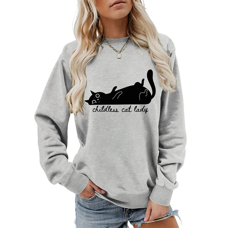Plus Size Cute Cat Sweatshirt - image 18
