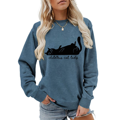 Plus Size Cute Cat Sweatshirt - image 21