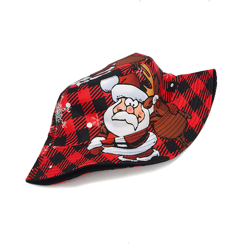 Plus Size Santa Claus Elk Bucket Hat - image 3