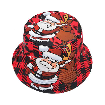 Plus Size Santa Claus Elk Bucket Hat - image 1