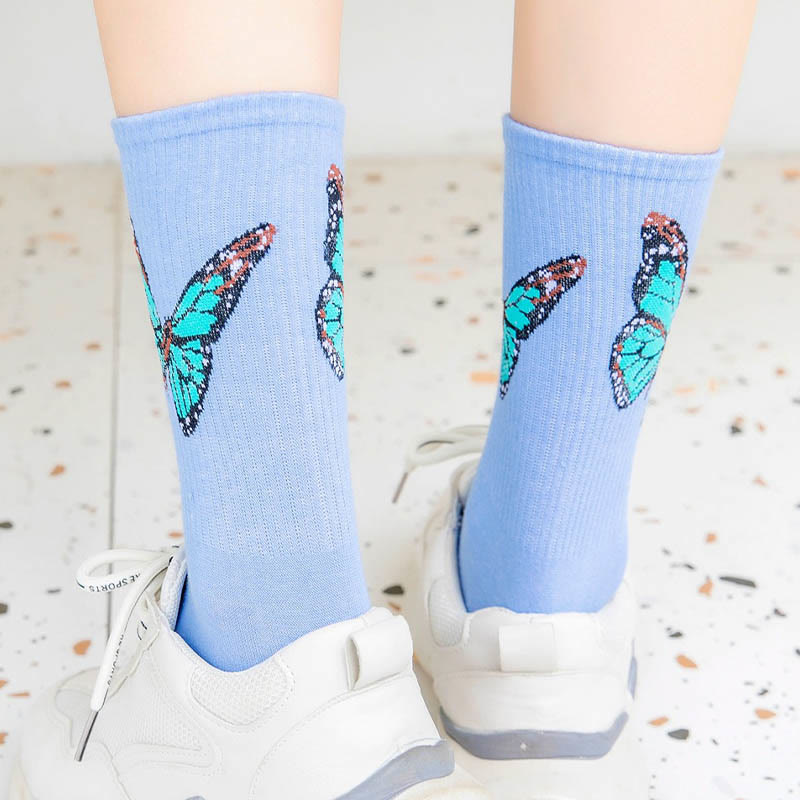 Butterfly Crew Socks(6 Pairs) - image 5