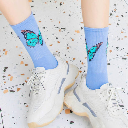 Butterfly Crew Socks(6 Pairs) - image 2