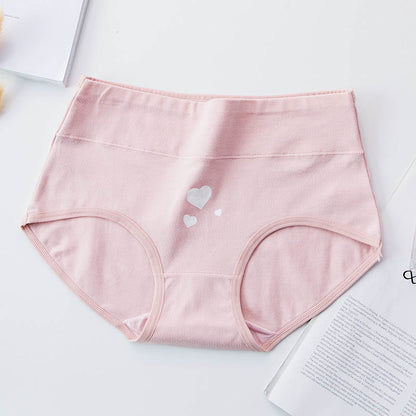 Pink Love Heart Panty(5 Packs) - Pink - 2XL - image 5