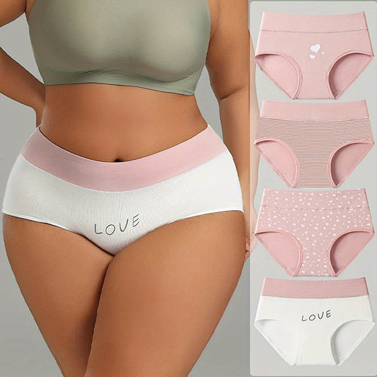 Pink Love Heart Panty(5 Packs) - image 0