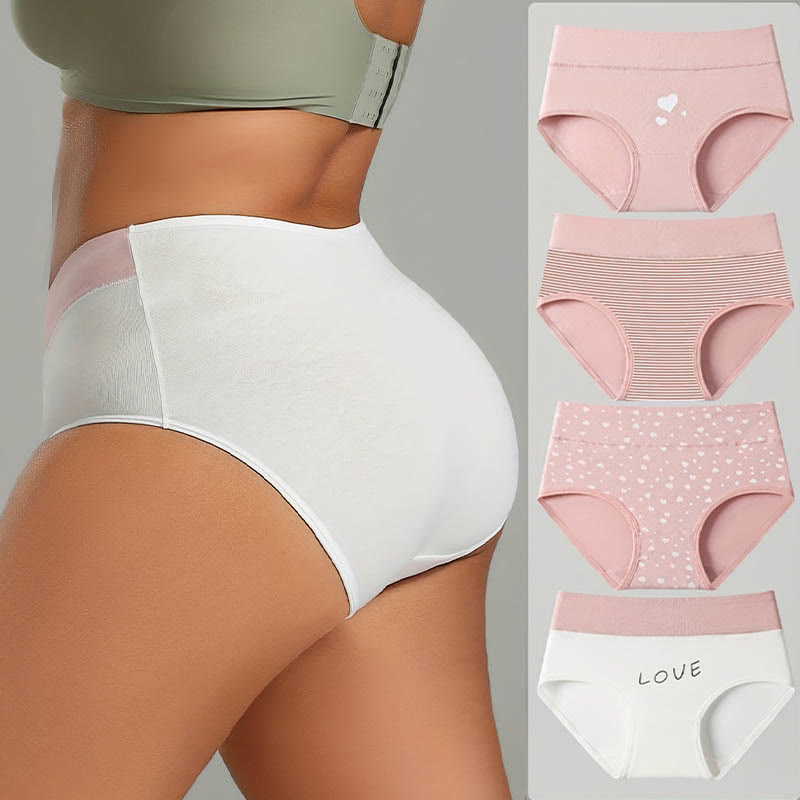 Pink Love Heart Panty(5 Packs) - image 3