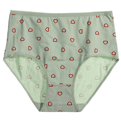 Red Heart Panty(3 Packs) - Green - 5XL - image 6
