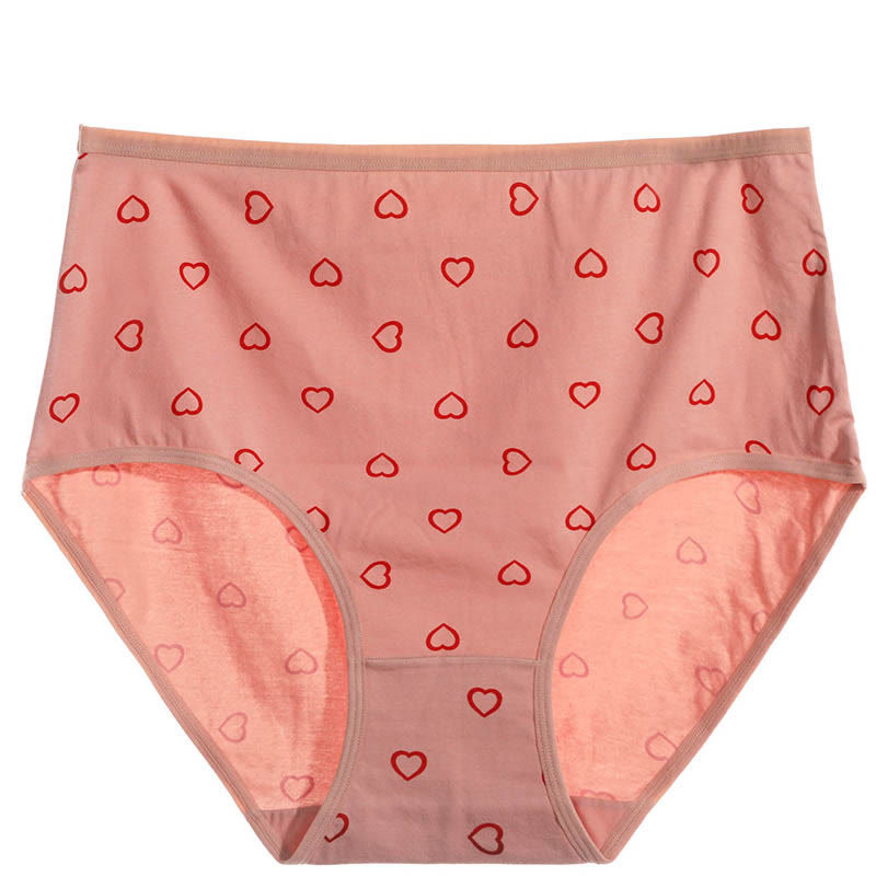 Red Heart Panty(3 Packs) - Pink - 5XL - image 8